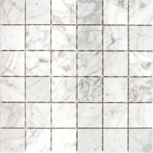 CARRARA POLISHED 2X2 MOSAIC SHEET