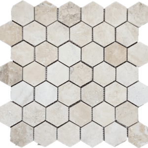 TRAVONYA 2" HEXAGON MOSAIC